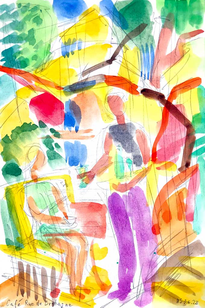 US Paris Cafe Rue Bretagne