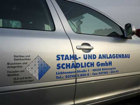 Fahrzeugwerbung